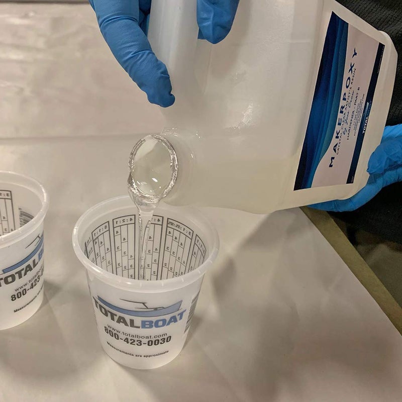 TotalBoat MakerPoxy Crystal Clear Artistâ€™s Resin by Jess Crow | Two Part Epoxy for Resin Art |Features Long Working Time, Resistant to Scratches and Yellowing (Gallon Kit) - Image 3